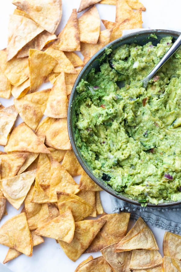 chunky avocado in a bowl