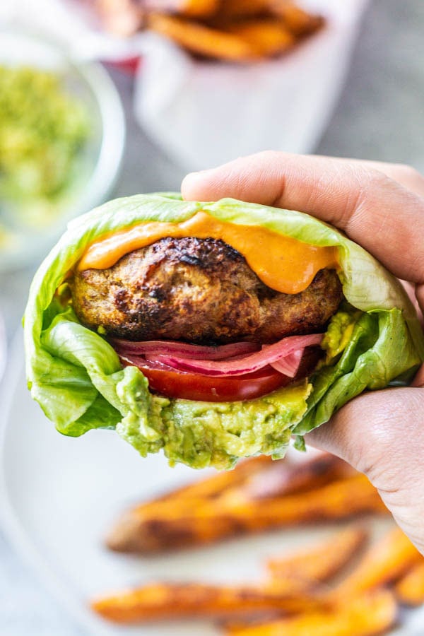 Juicy Grilled Turkey Burgers - FeelGoodFoodie