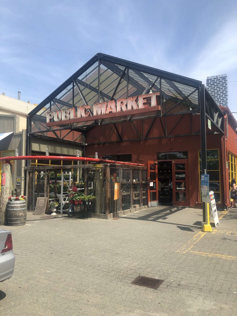 Public market in Vancouver