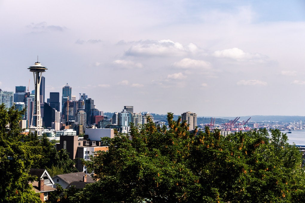 View of Seattle skyline.