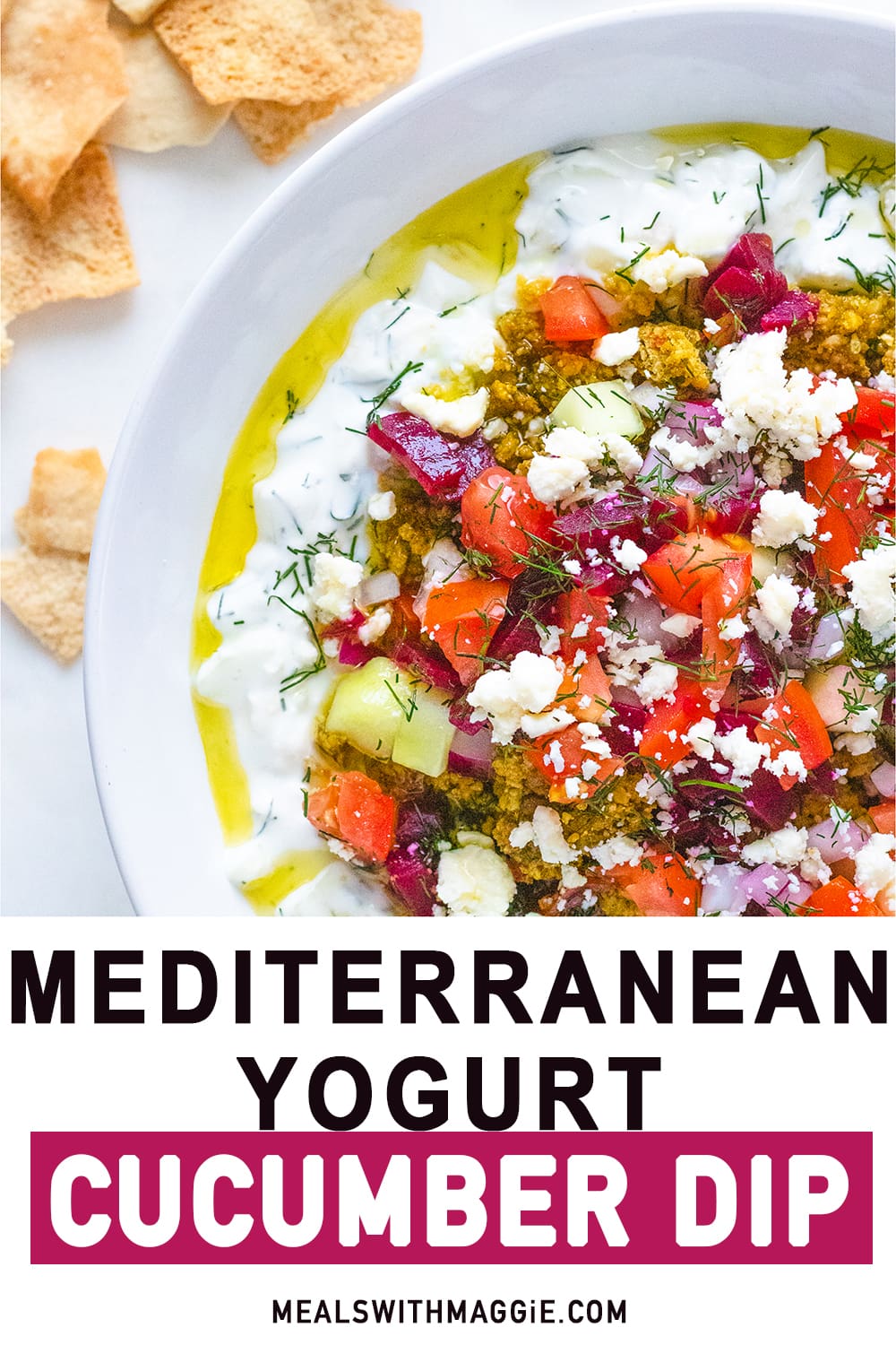 Mediterranean Yogurt Cucumber Dip Meals with Maggie