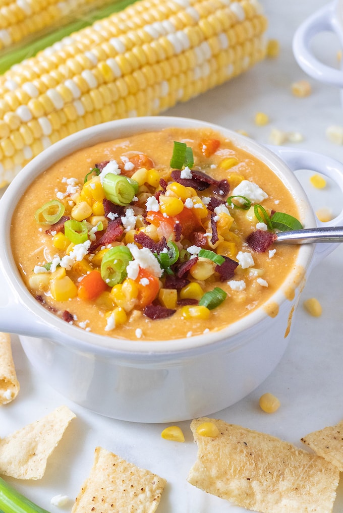 Healthy Chicken Corn Chowder - Meals with Maggie