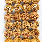 6 rows of healthy baked oatmeal cups