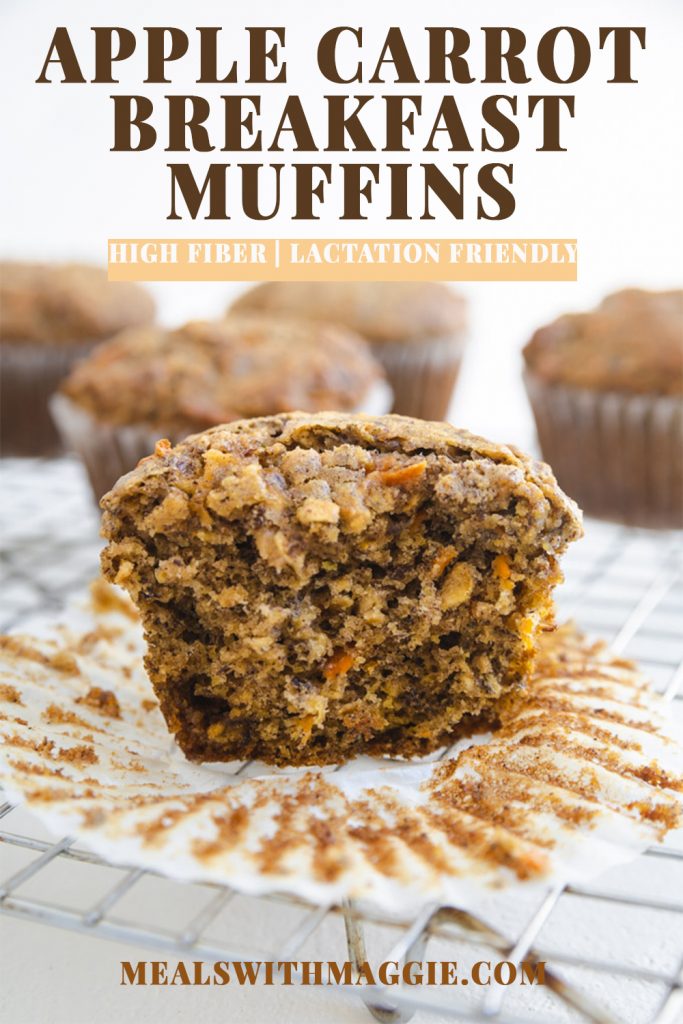a muffin cut in half with muffin liner around it.