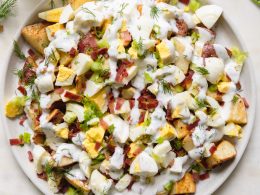 Roasted Red Potato Salad with Light Ranch Dressing