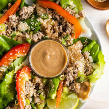 30 Minute Lettuce Wraps with Peanut Sauce-image